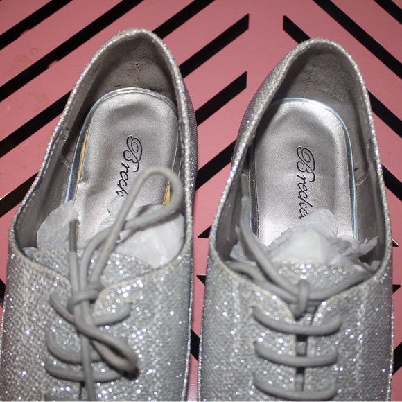 Silver Gliiter Loafer - Picture 6 of 11